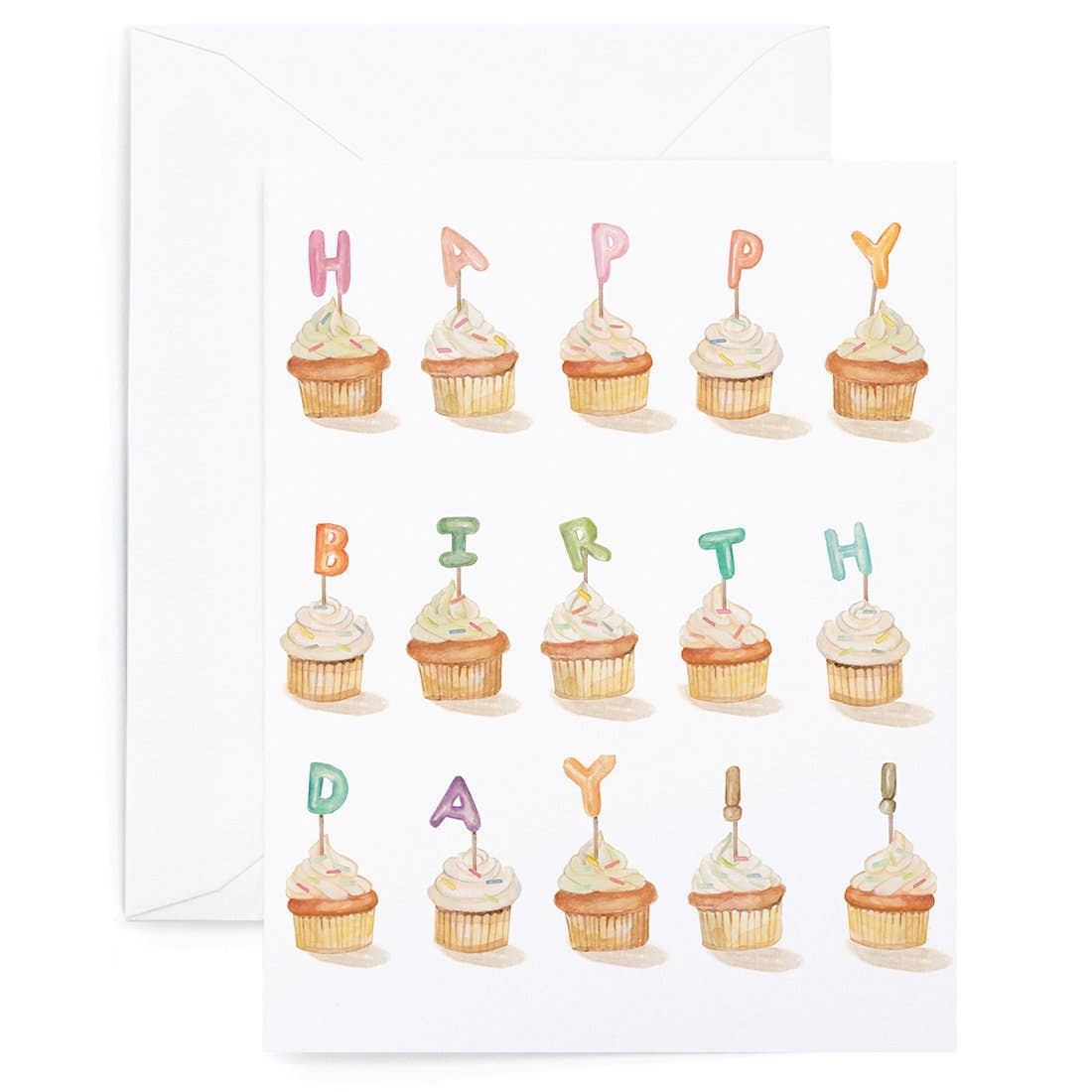 Birthday Cupcakes Greeting Card - The Localist