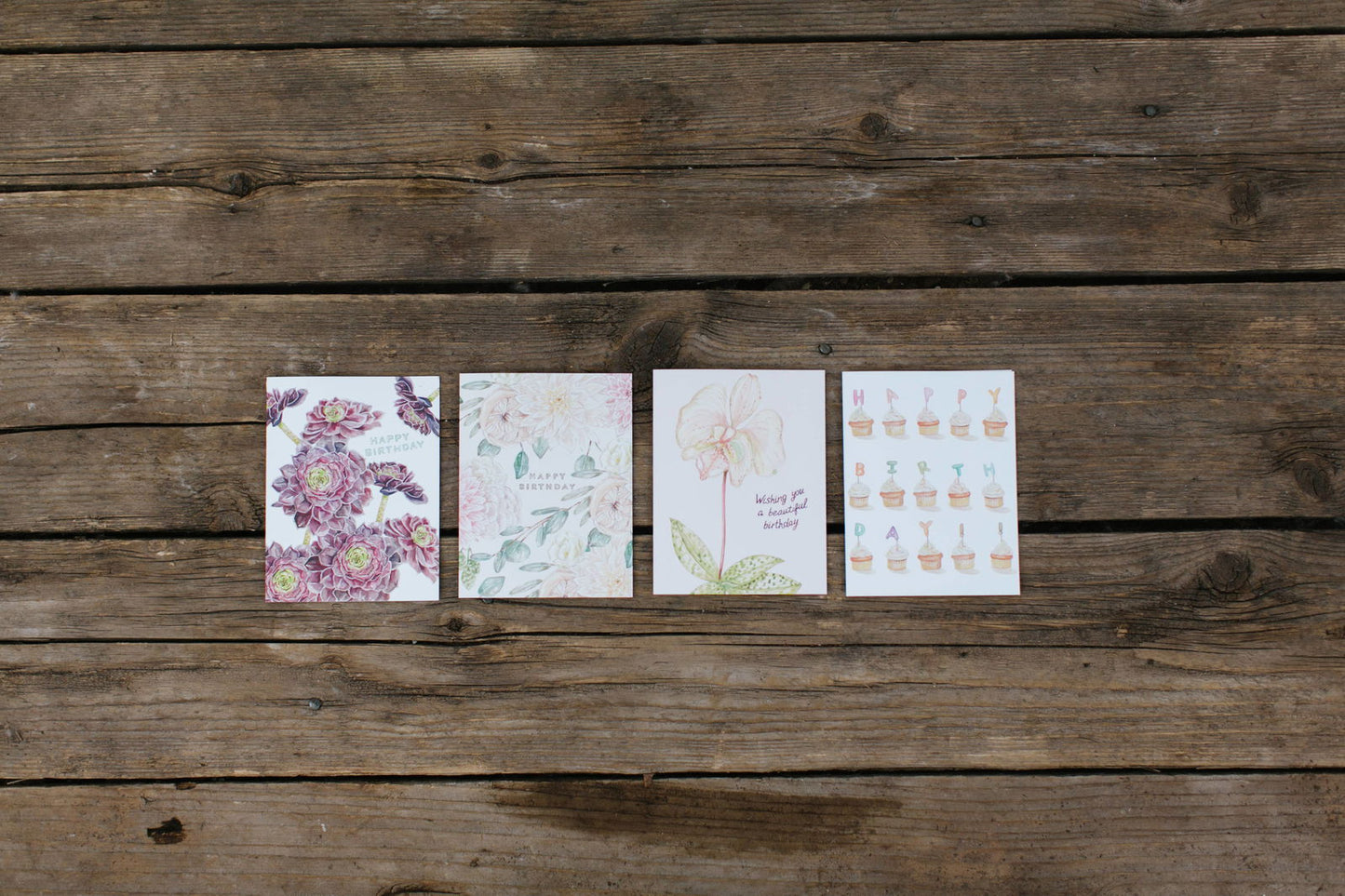 Birthday Cupcakes Greeting Card - The Localist
