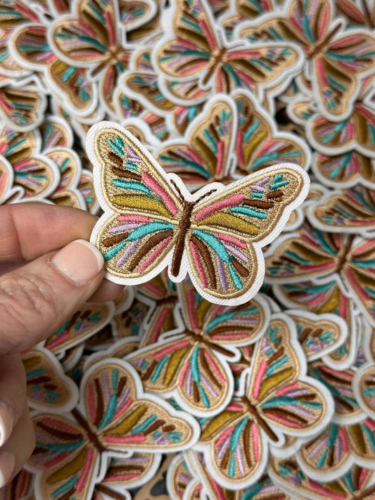 Butterfly Pastel, Cute Girly Pastel hat patch - The Localist