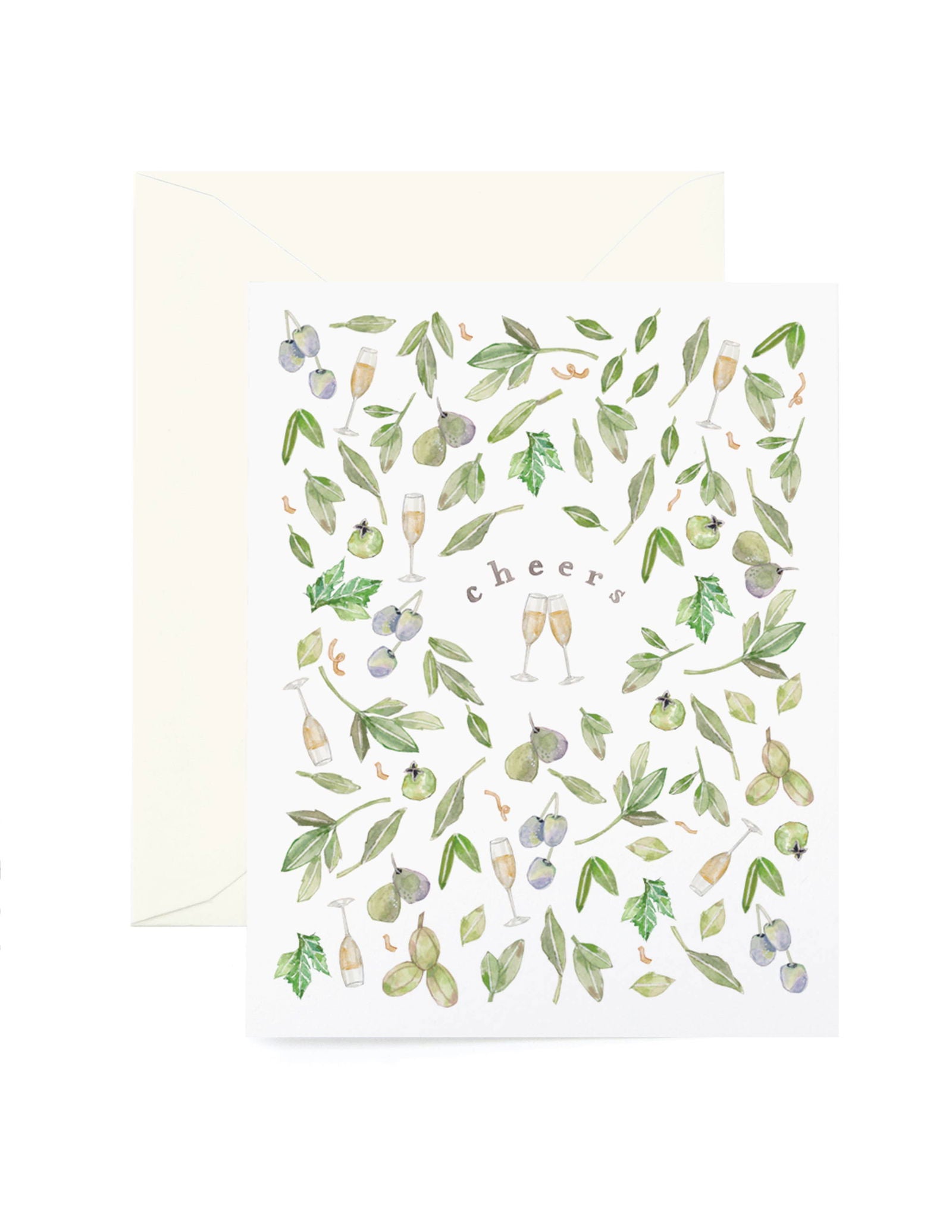 Champagne Cheers Greeting Card - The Localist