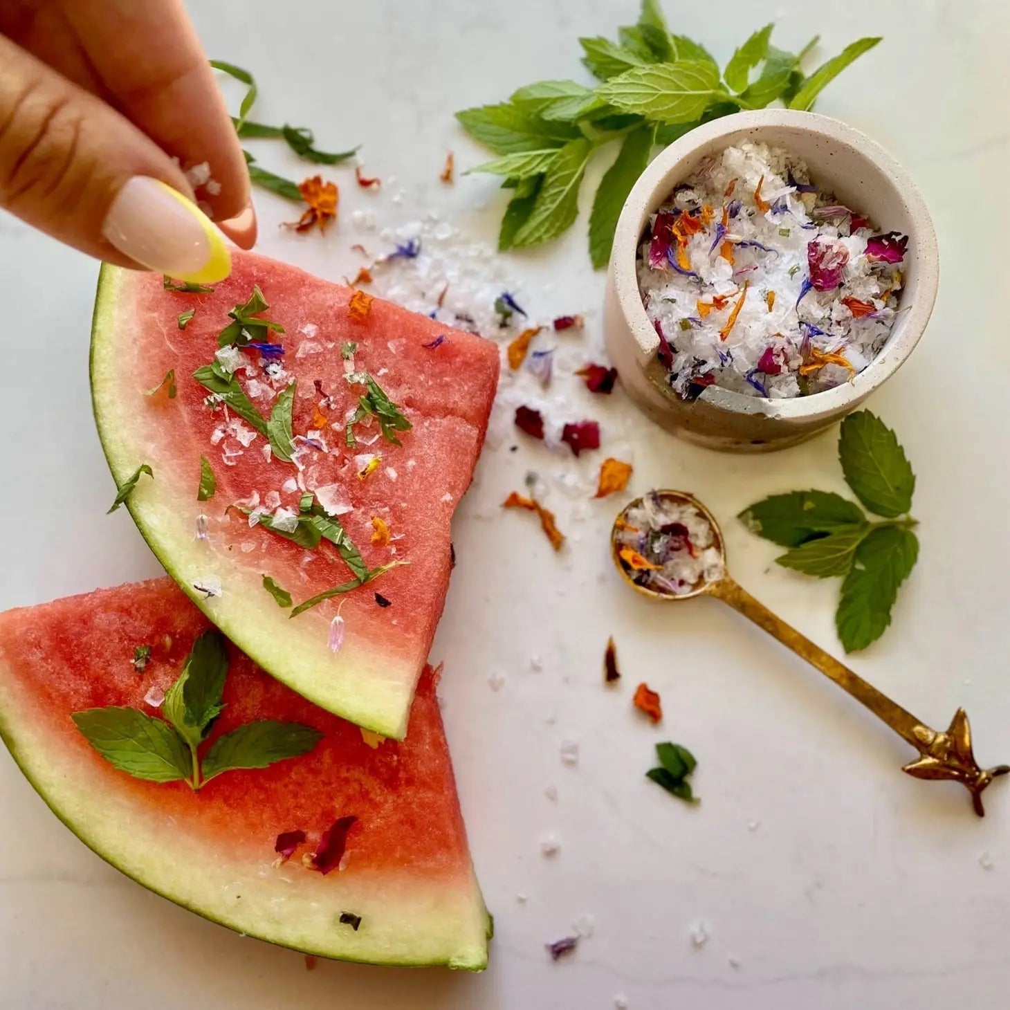 Classic Floral Garnishing Salt - The Localist