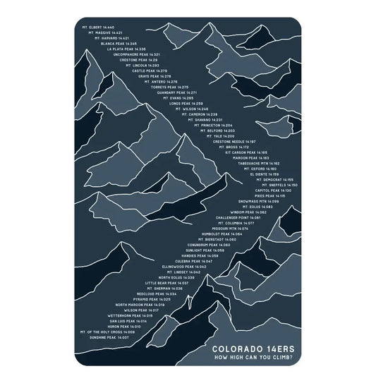 Colorado 14ers Playing Cards - Snow Business - The Localist