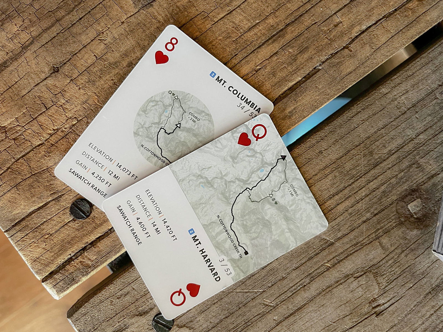 Colorado 14ers Playing Cards from Pine + Ember - The Localist