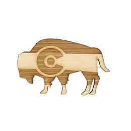 Colorado Laser Cut Wooden Magnets - Shape Variations - The Localist