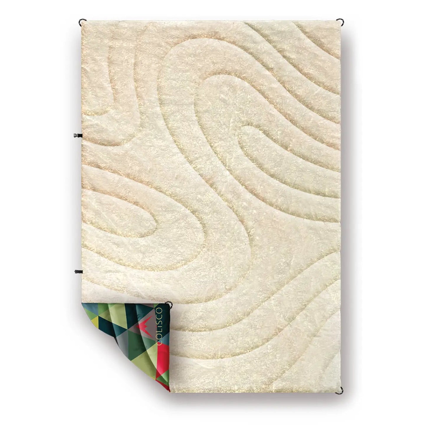 Colorado Triangles Camping Blankets - Sherpa Back - The Localist
