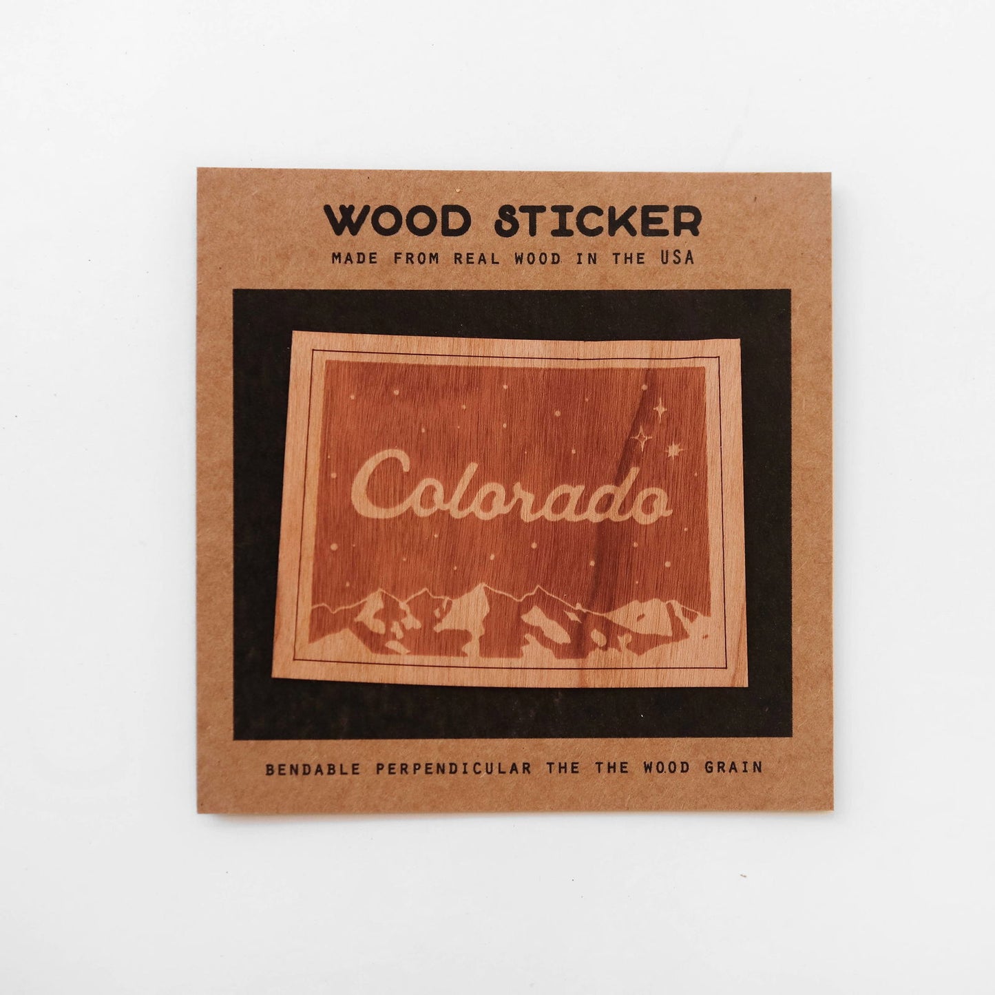 Colorado Wood Sticker - The Localist