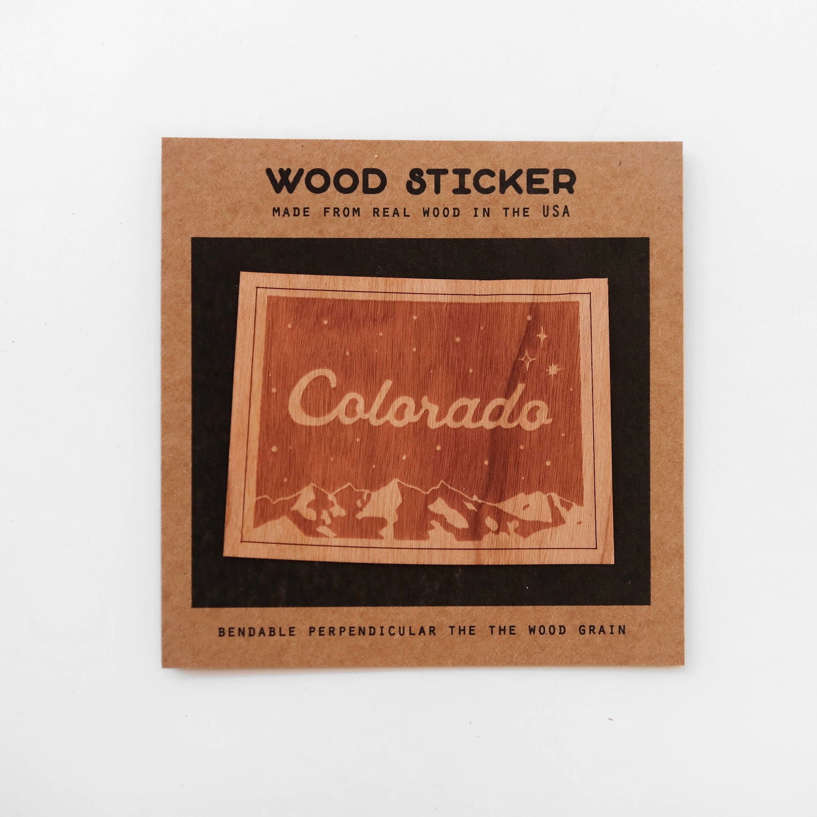 Colorado Wood Sticker - The Localist