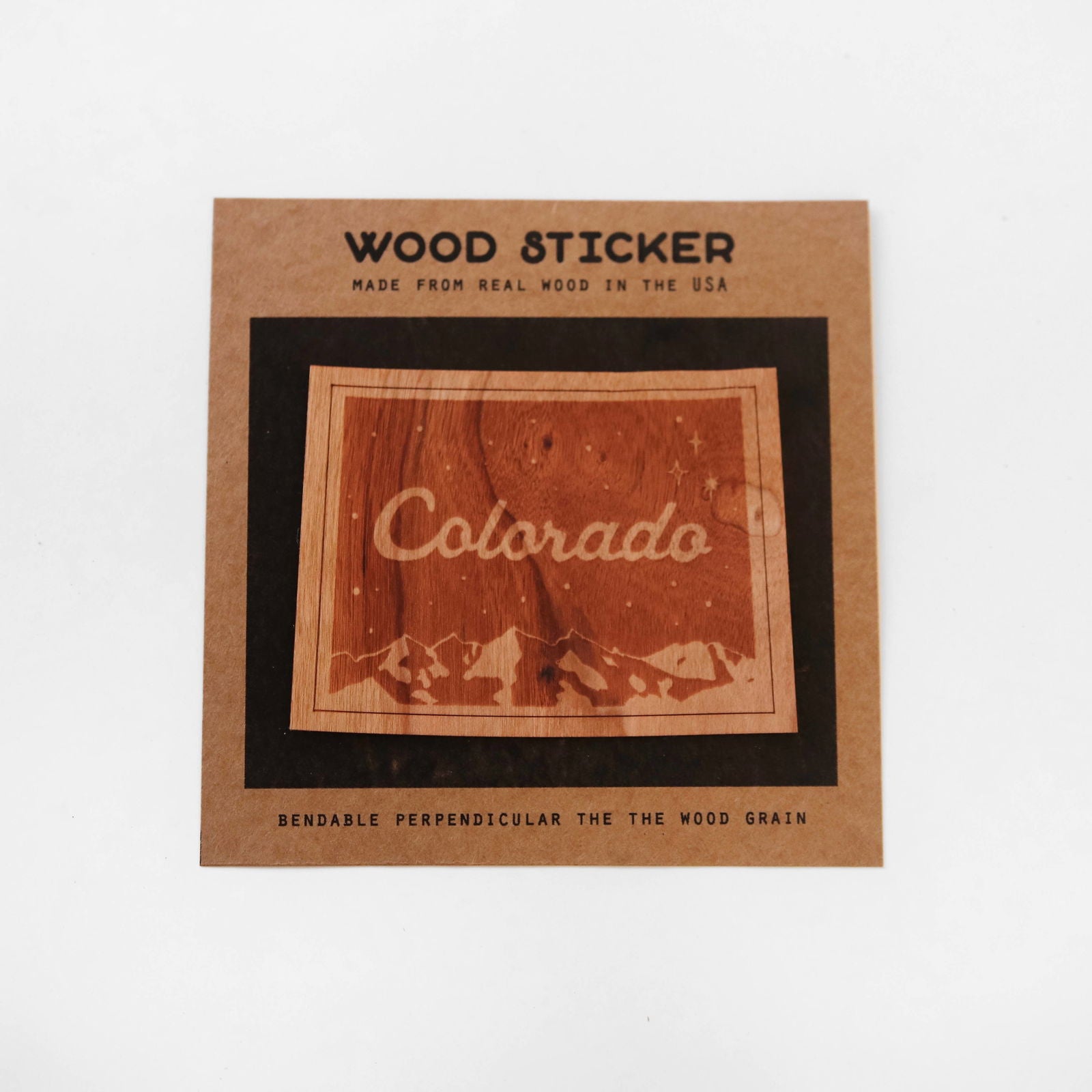 Colorado Wood Sticker - The Localist