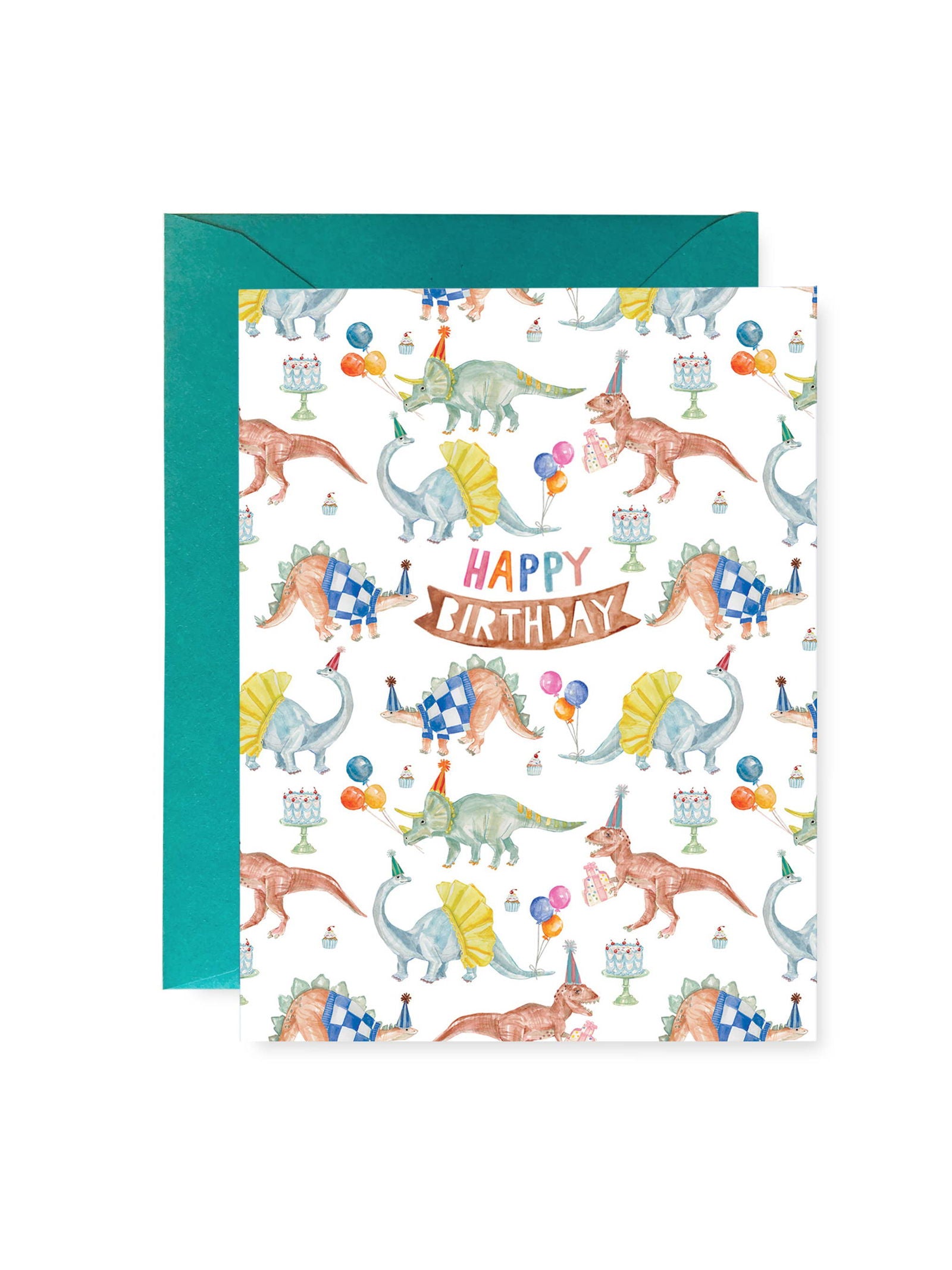 Dinosaur Birthday Greeting Card - The Localist