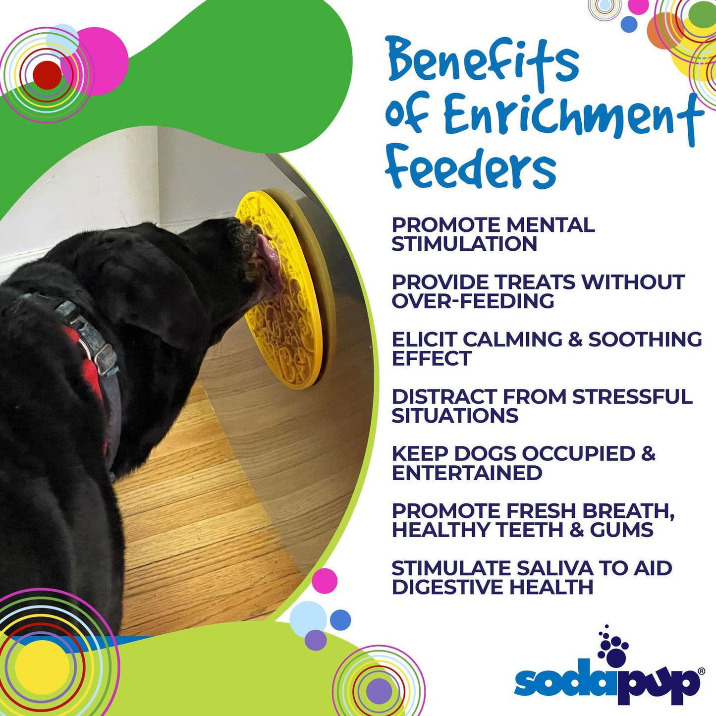 Duckies Design eMat Enrichment Lick Mat With Suction Cups from SodaPup - The Localist