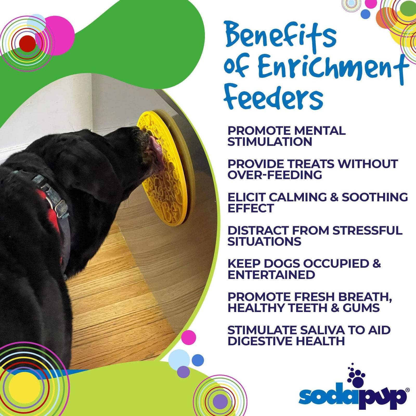 Duckies Design eMat Enrichment Lick Mat With Suction Cups from SodaPup - The Localist