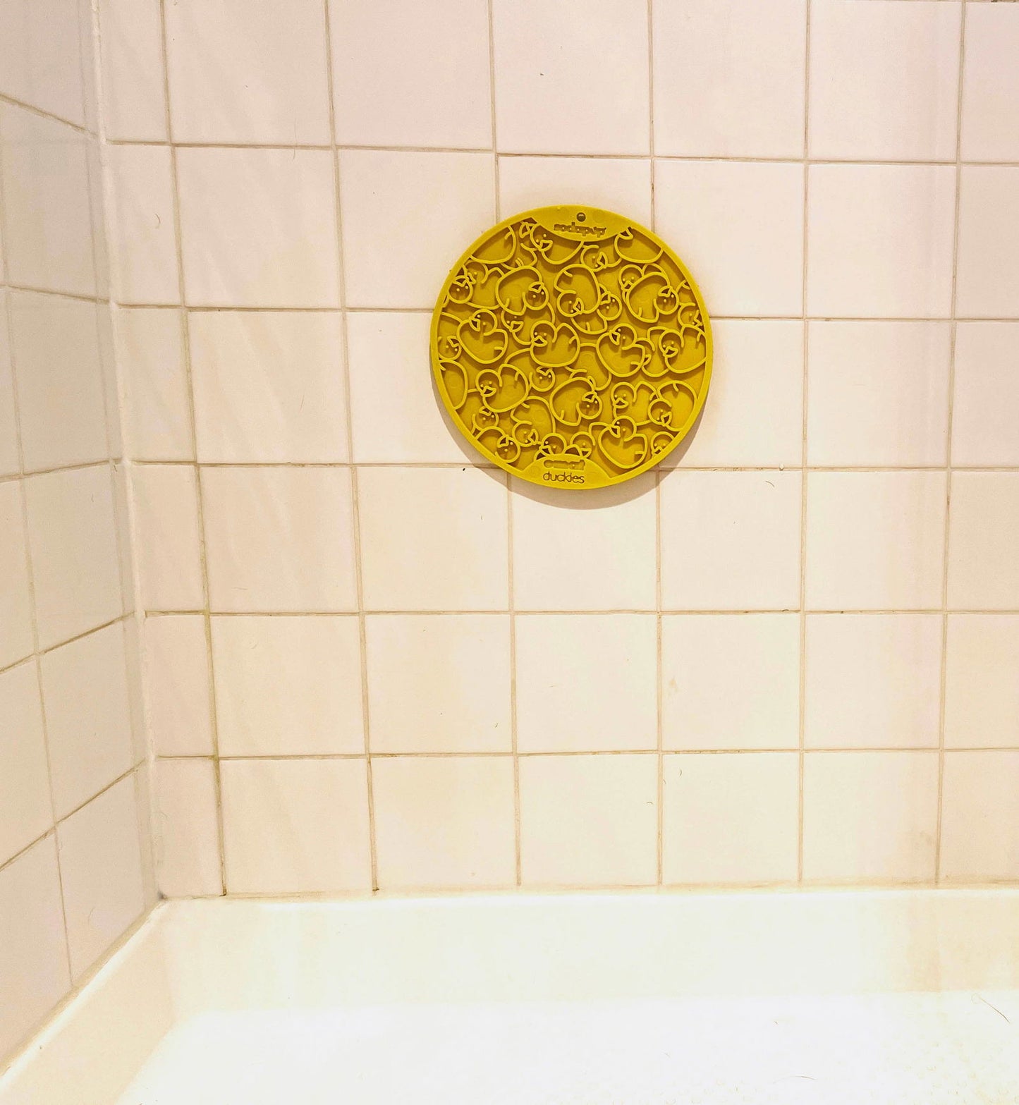 Duckies Design eMat Enrichment Lick Mat With Suction Cups from SodaPup - The Localist