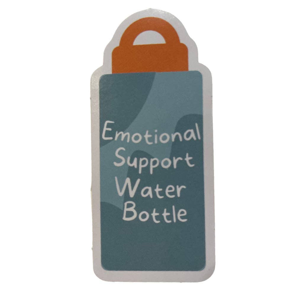 Emotional Support Water Bottle Sticker - The Localist