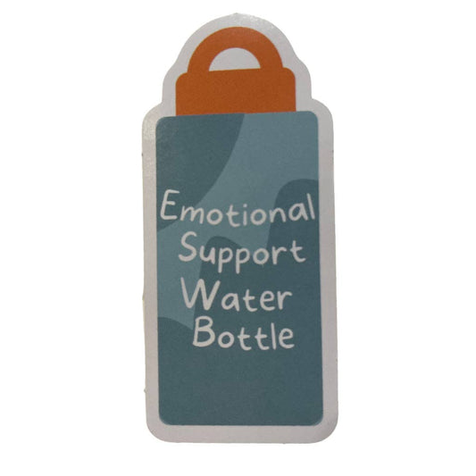 Emotional Support Water Bottle Sticker - The Localist