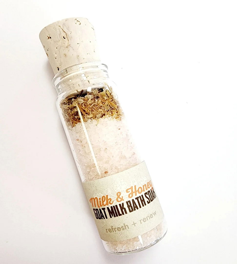 Goat Milk Bath Soak Vials - The Localist