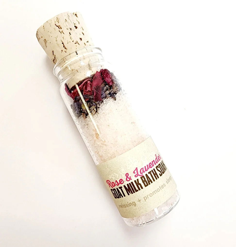 Goat Milk Bath Soak Vials - The Localist