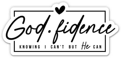 God Fidence Waterproof Sticker - The Localist