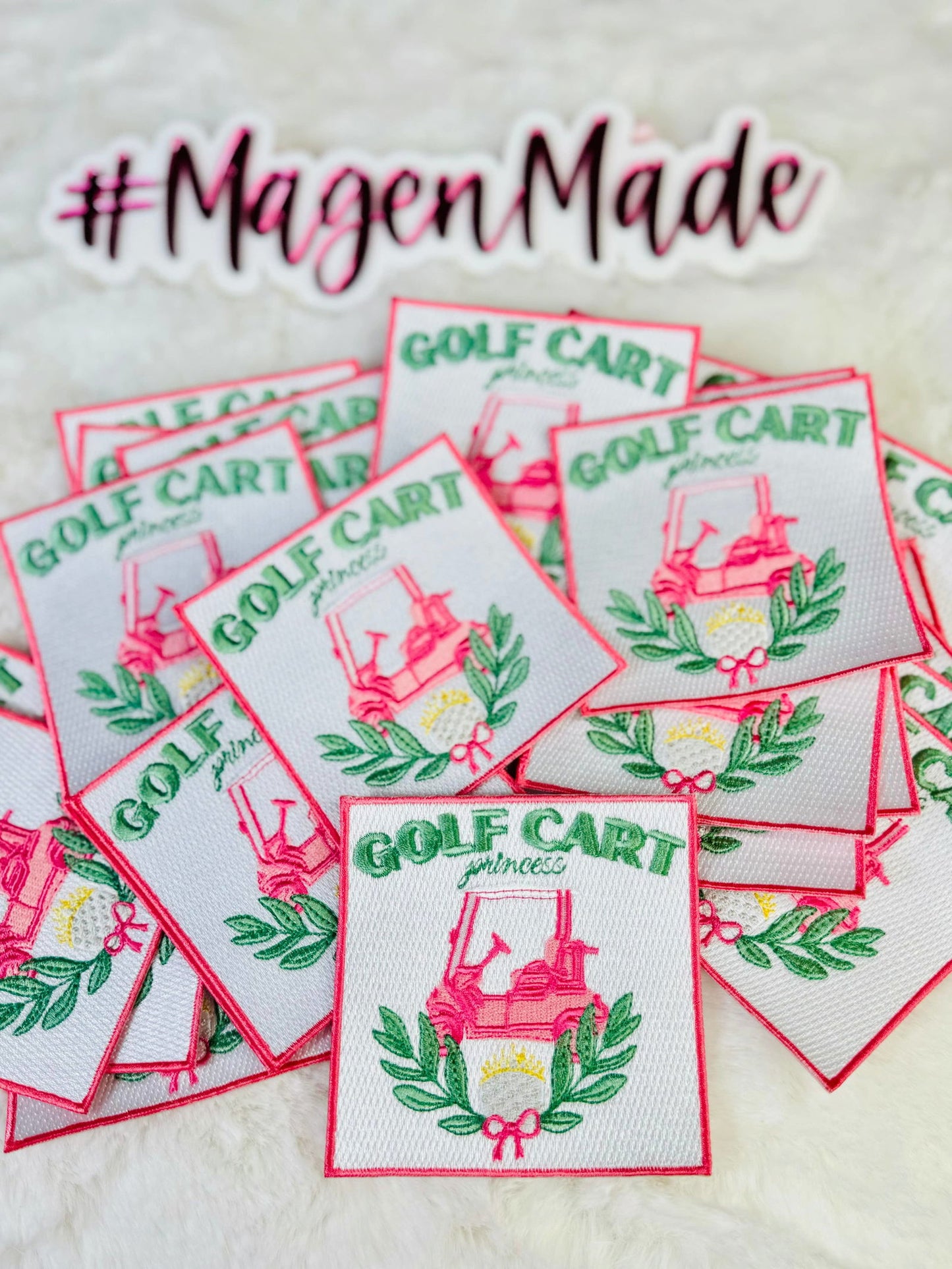 Golf Cart Princess Embroidered Patch - The Localist