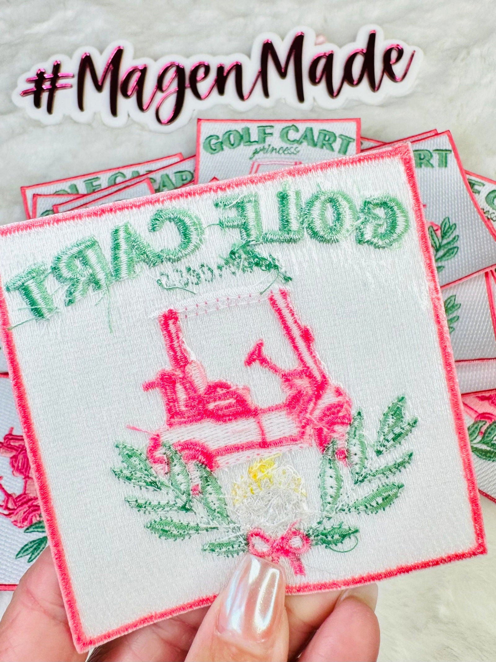 Golf Cart Princess Embroidered Patch - The Localist