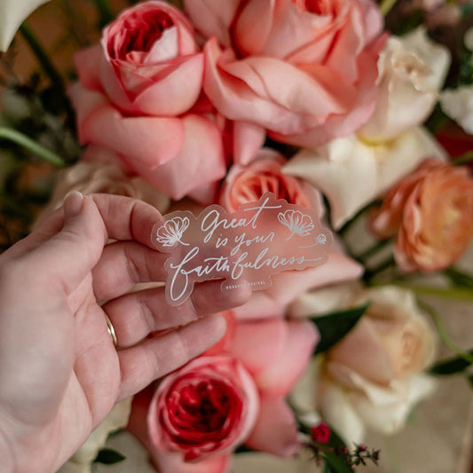 Great Is Your Faithfulness Sticker - The Localist