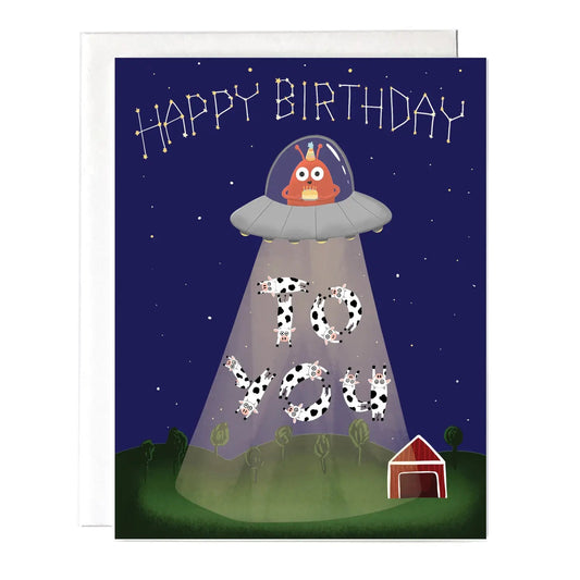 "Happy Birthday" Alien Greeting Card - The Localist