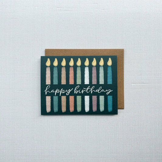 "Happy Birthday" Candles Greeting Card - The Localist