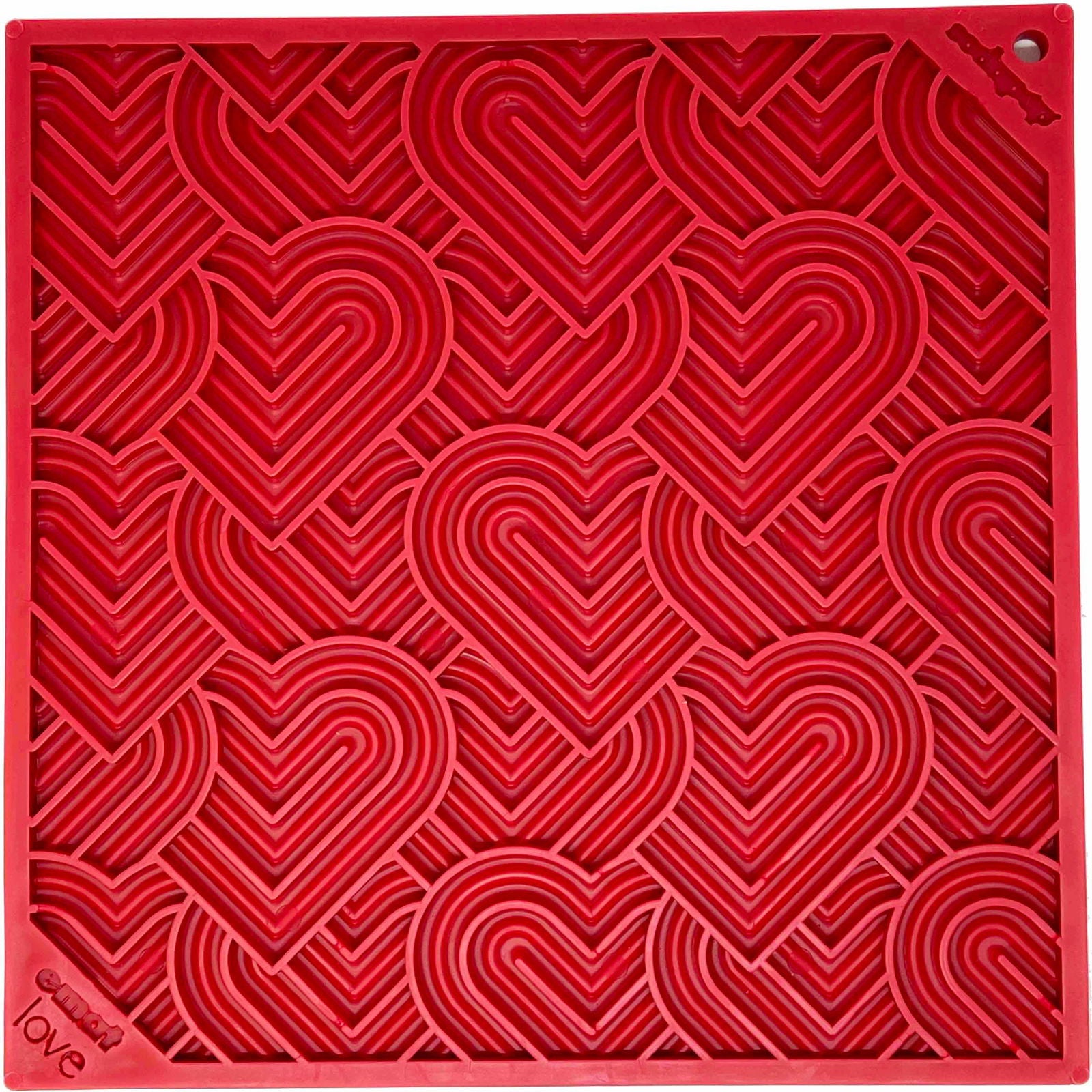 Heart Design Valentine Enrichment Lick Mat - The Localist