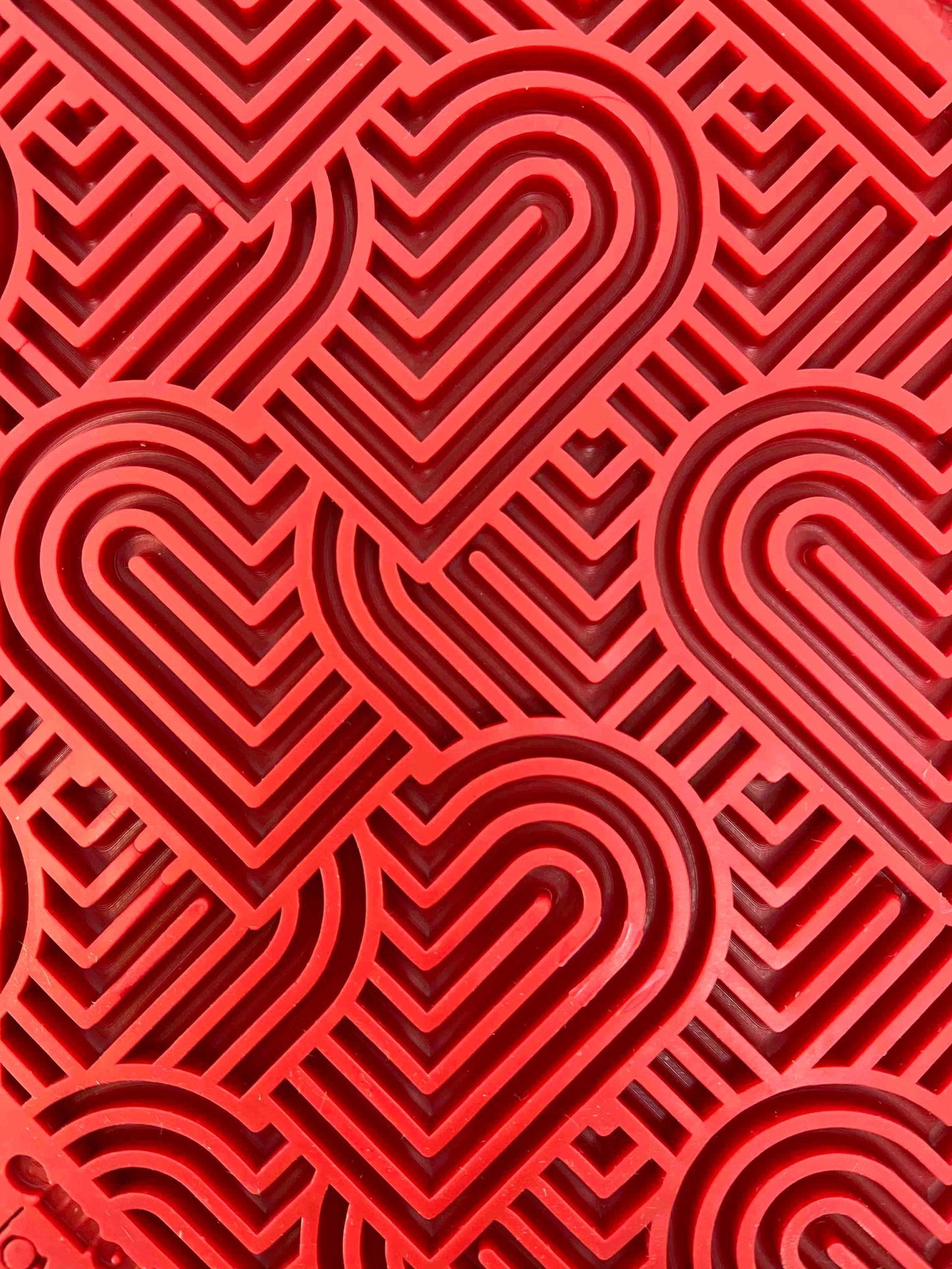 Heart Design Valentine Enrichment Lick Mat - The Localist