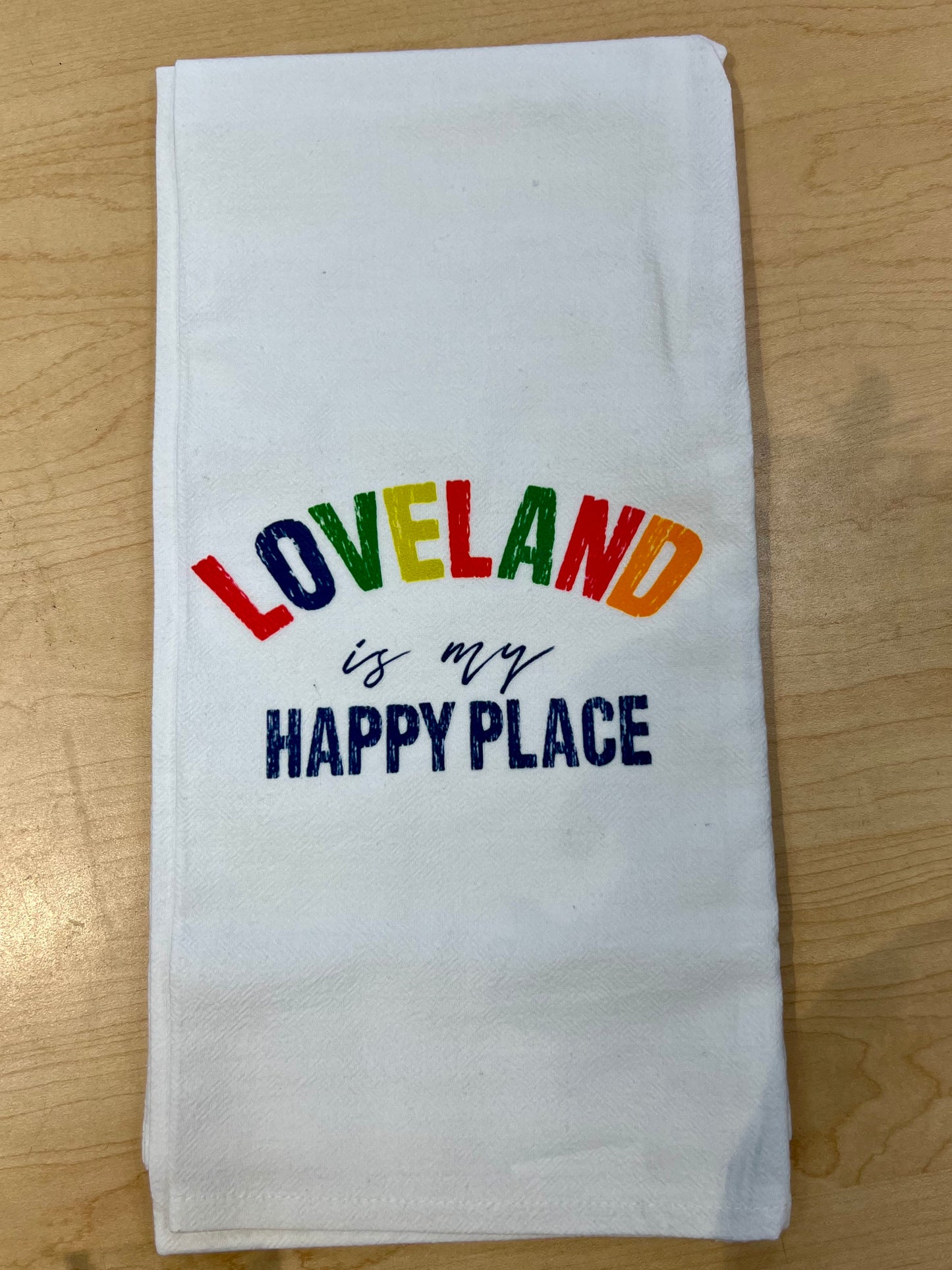 Happy Place Kitchen Towel