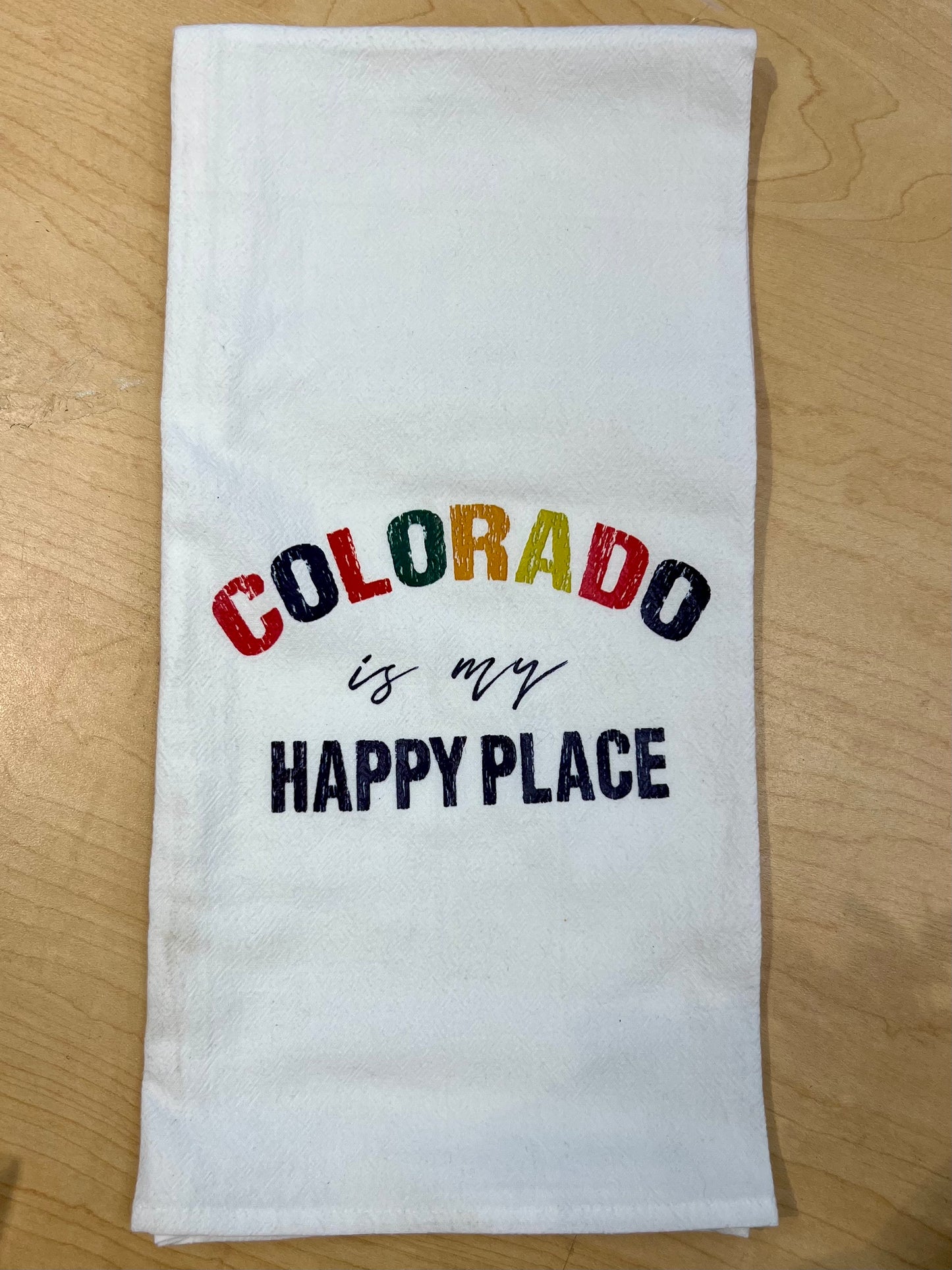 Happy Place Kitchen Towel