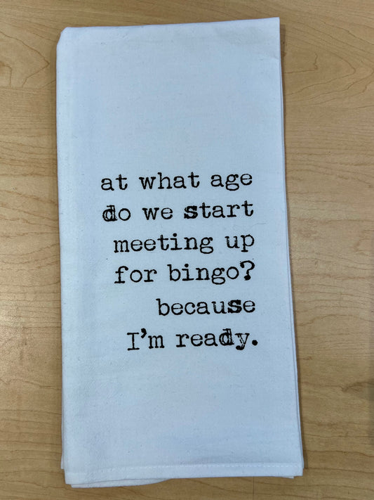 Ready For Bingo | Gift Towel