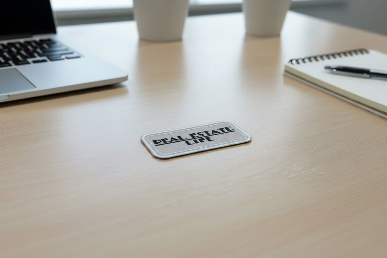3.5" Real Estate Life Embroidered Hat Patch