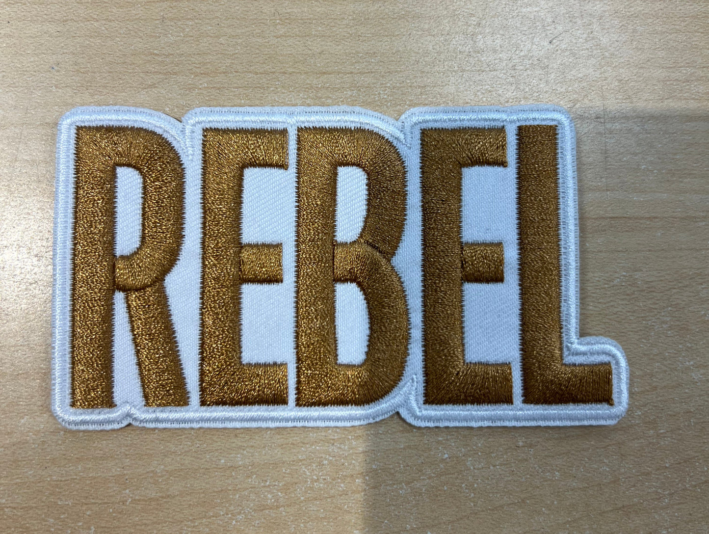 Rebel Embroidered Hat Patch