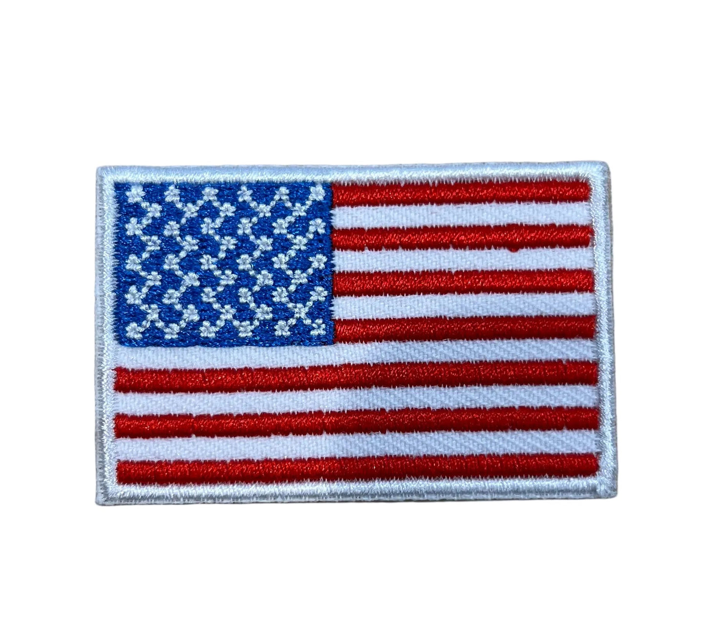 Small American Flag Embroidered Patch