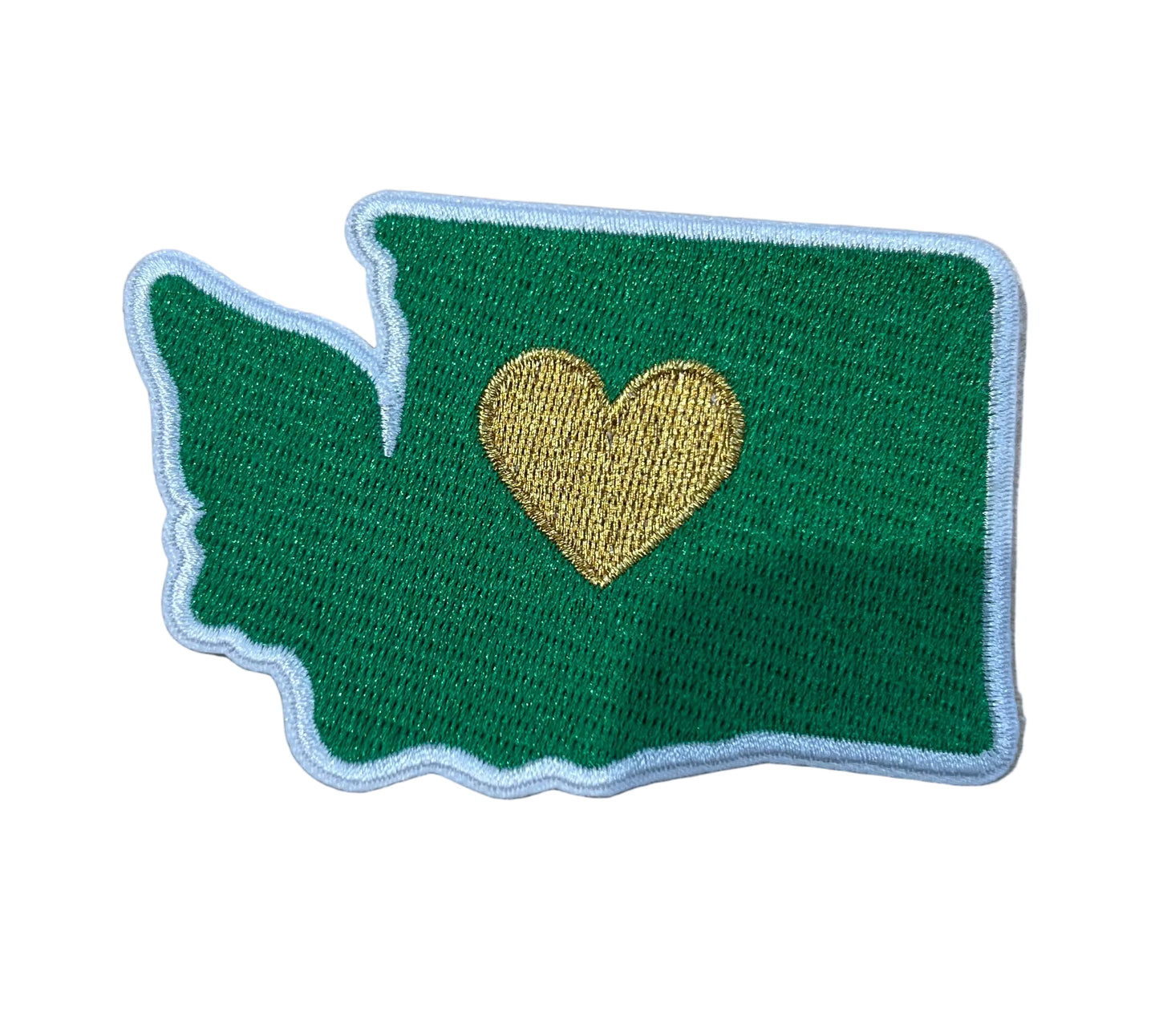 I Love Washington State Embroidered Patch