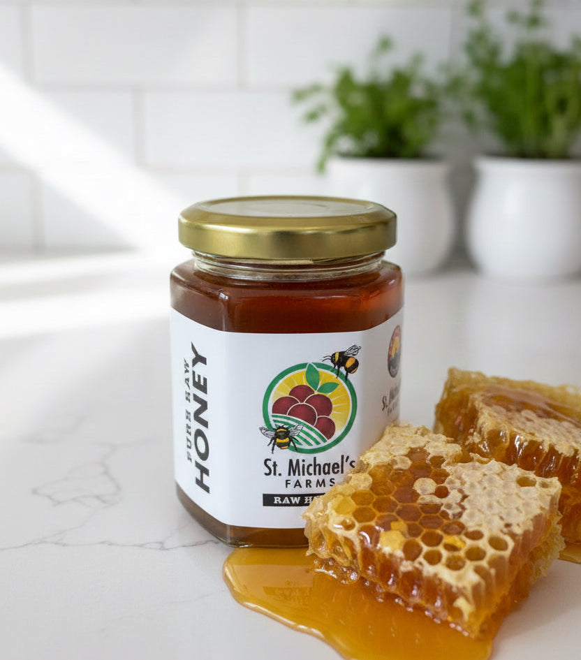 Infused Local Honey by St. Michael's Farm- 6 oz