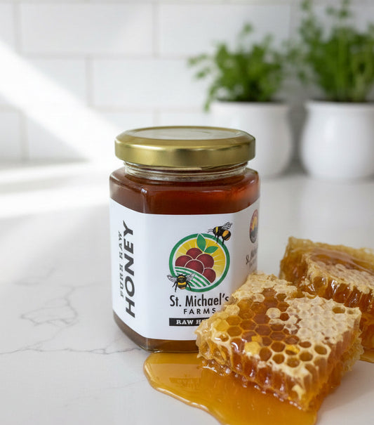 Infused Local Honey by St. Michael's Farm- 6 oz