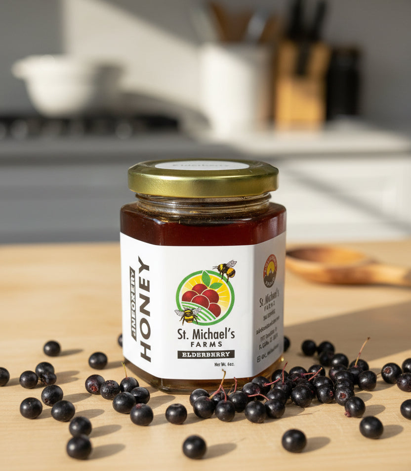 Infused Local Honey by St. Michael's Farm- 6 oz