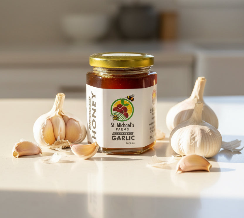 Infused Local Honey by St. Michael's Farm- 6 oz