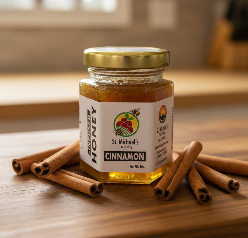Infused Local Honey by St. Michael's Farm - 3oz