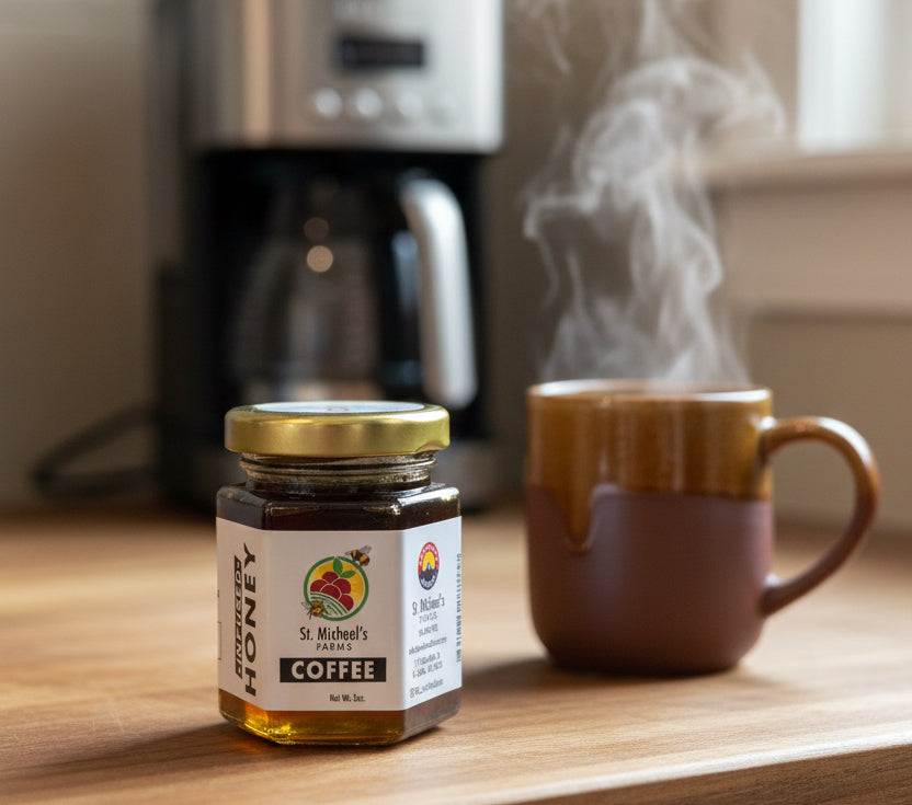 Infused Local Honey by St. Michael's Farm - 3oz