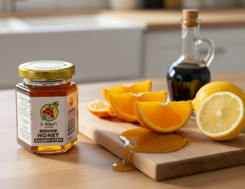 Infused Local Honey by St. Michael's Farm - 3oz