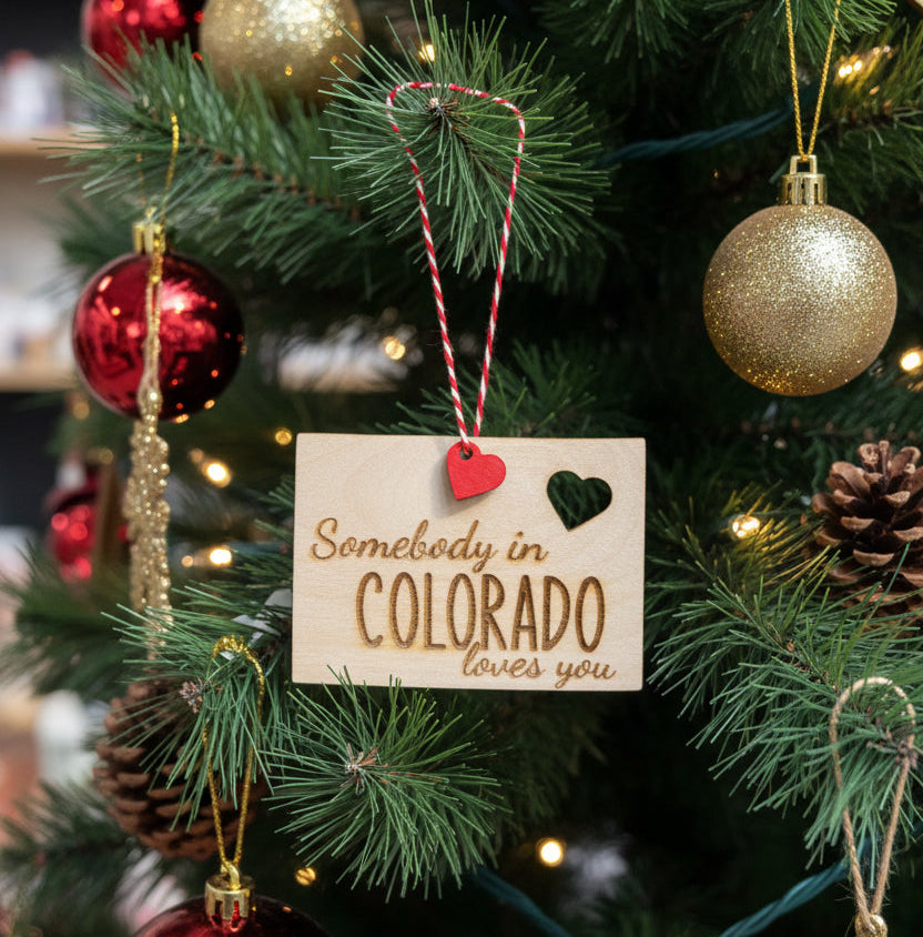 Colorado Heart Ornament