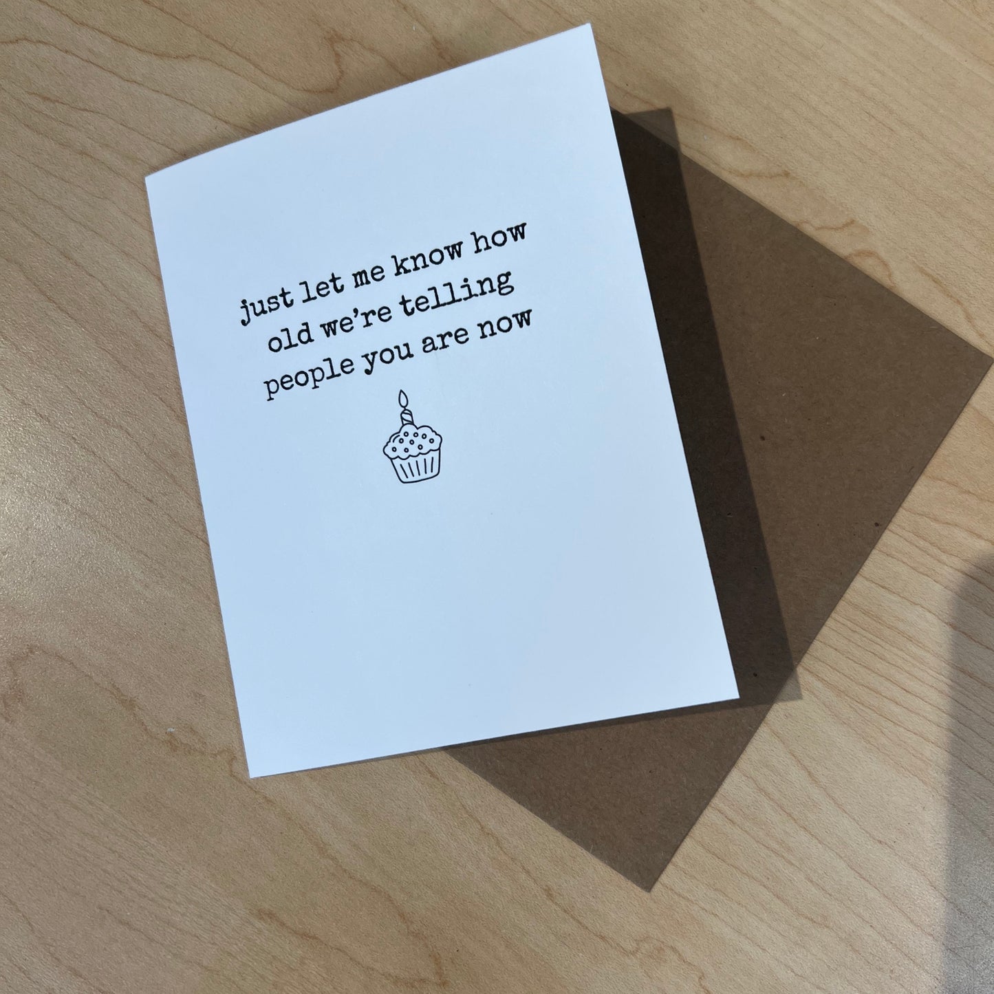 Just Let Me Know...Greeting Card