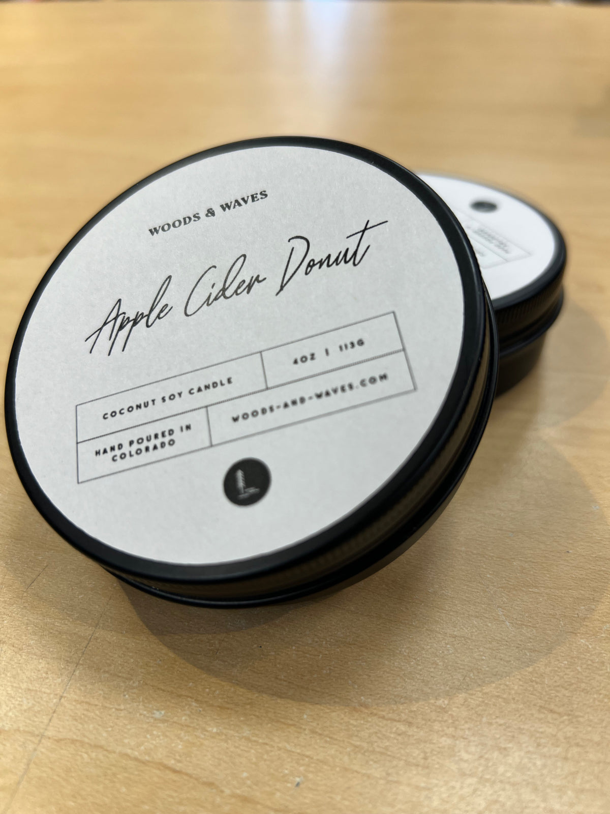 4oz Apple Cider Donut Tin Candle