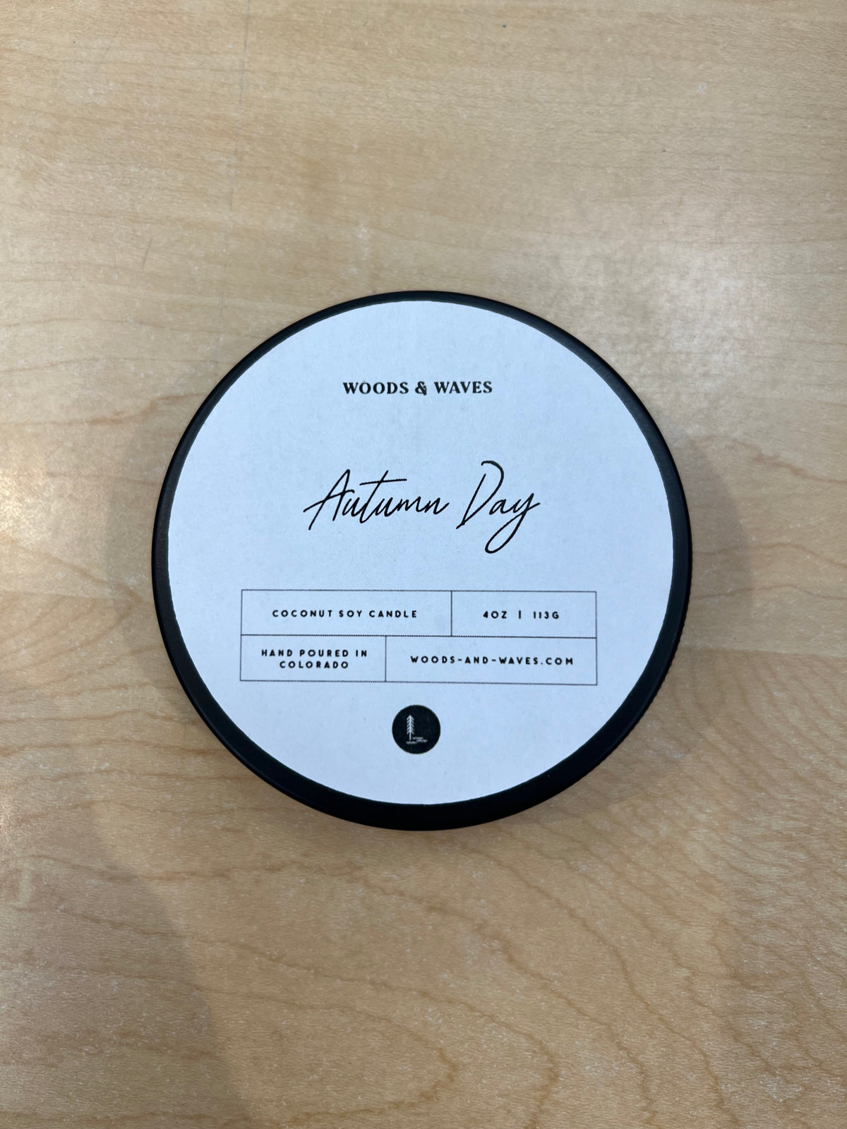 4oz Autumn Day Tin Candle