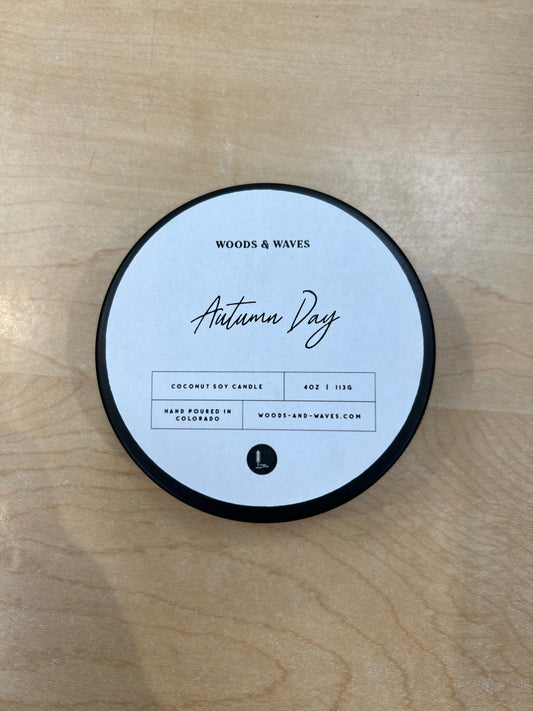 4oz Autumn Day Tin Candle