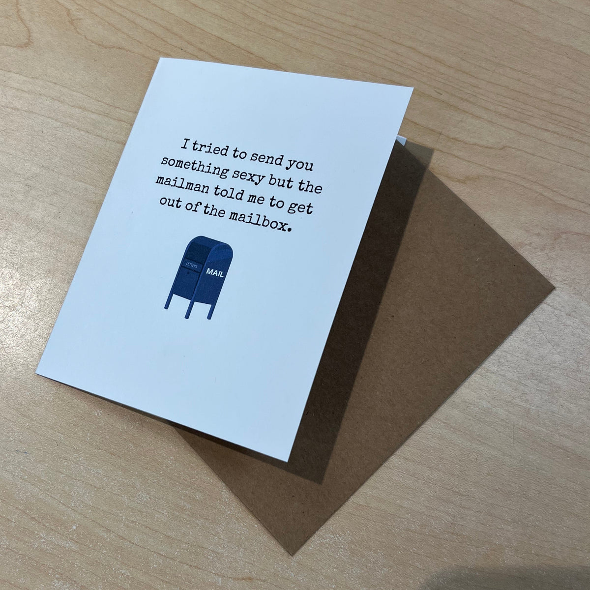 I Tried to Send You Something Sexy...Greeting Card