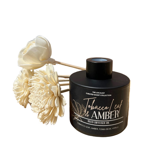 Tobacco Leaf & Amber  Reed Diffuser Oil