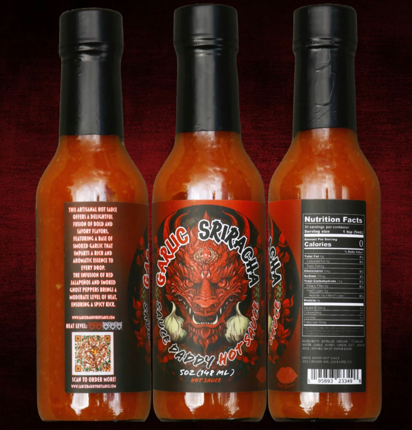 Garlic Sriracha Hot Sauce